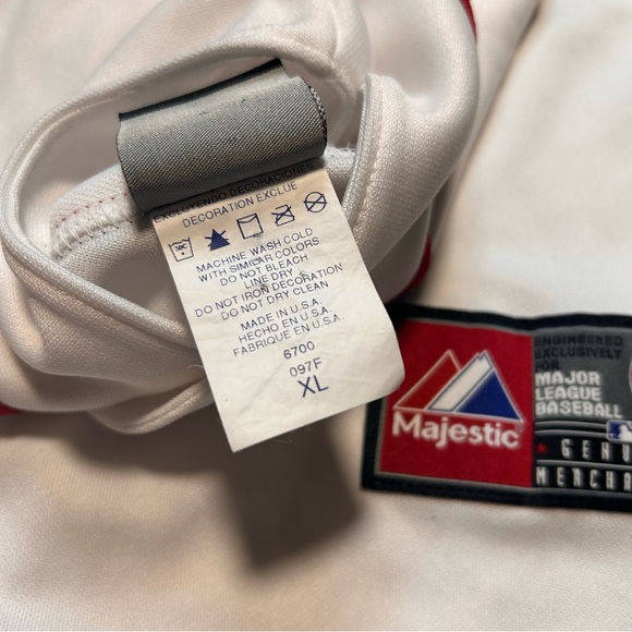 Majestic Washington nationals Jersey with Red Details - Picture 3 of 8